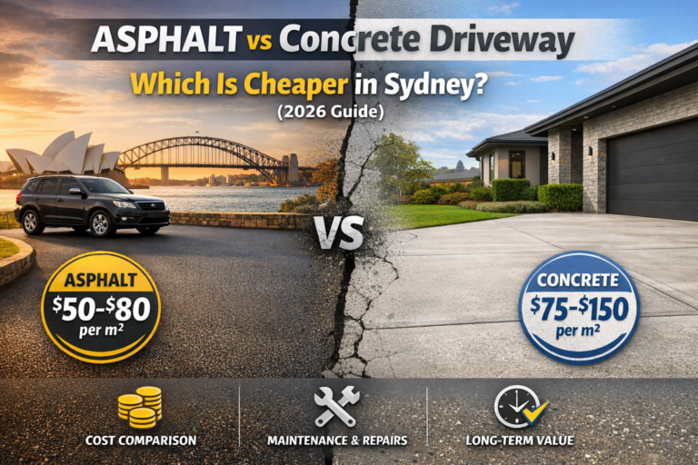 Asphalt vs Concrete Driveway